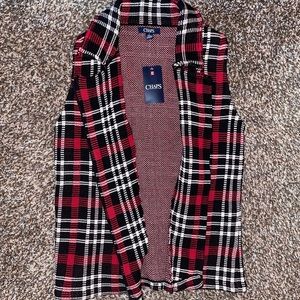 Chaps Flannel Vest
